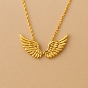 گردنبند بال فرشته طلا